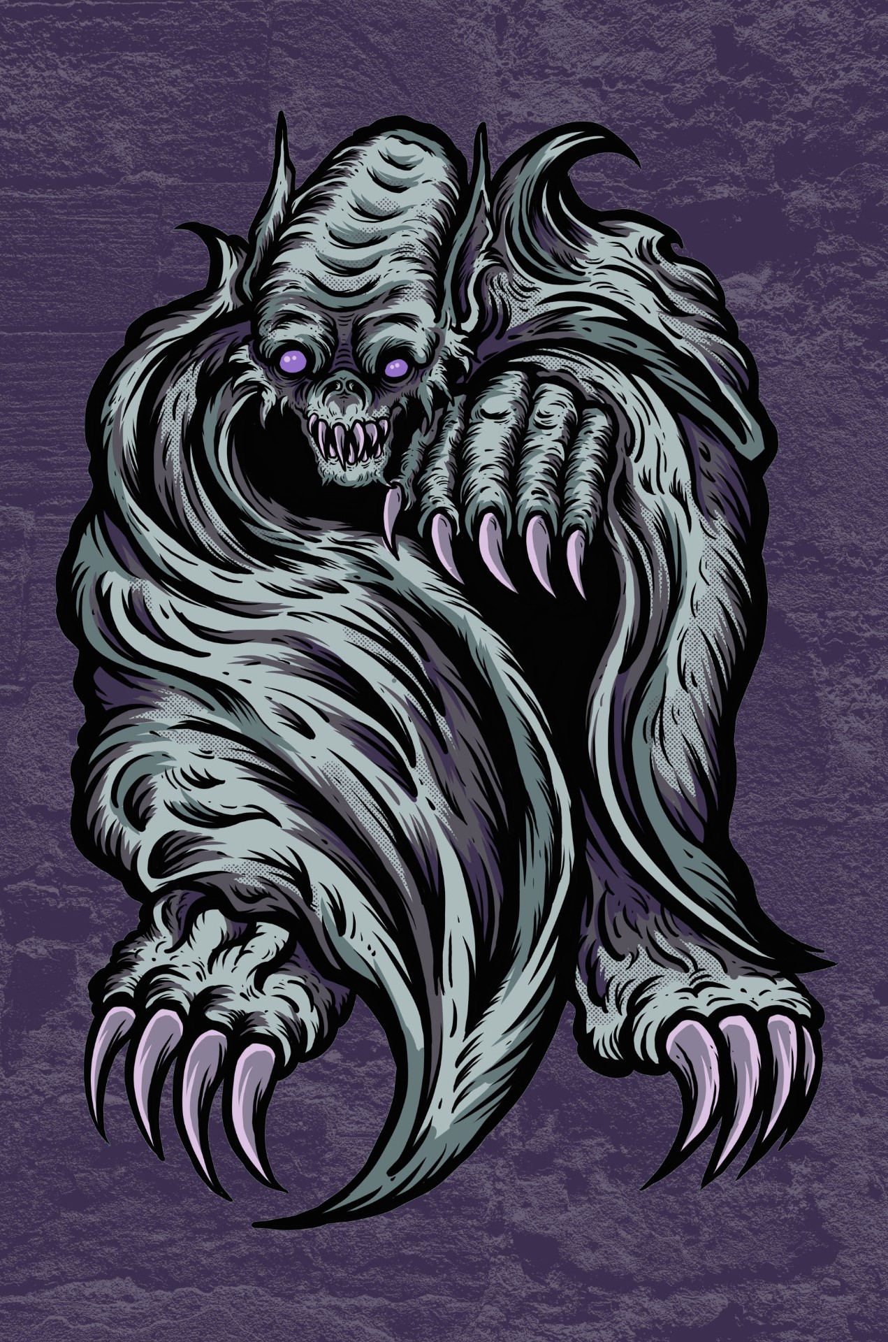 Butler Gargoyle - Cryptid Empire - Original Artwork by David J. Hardie