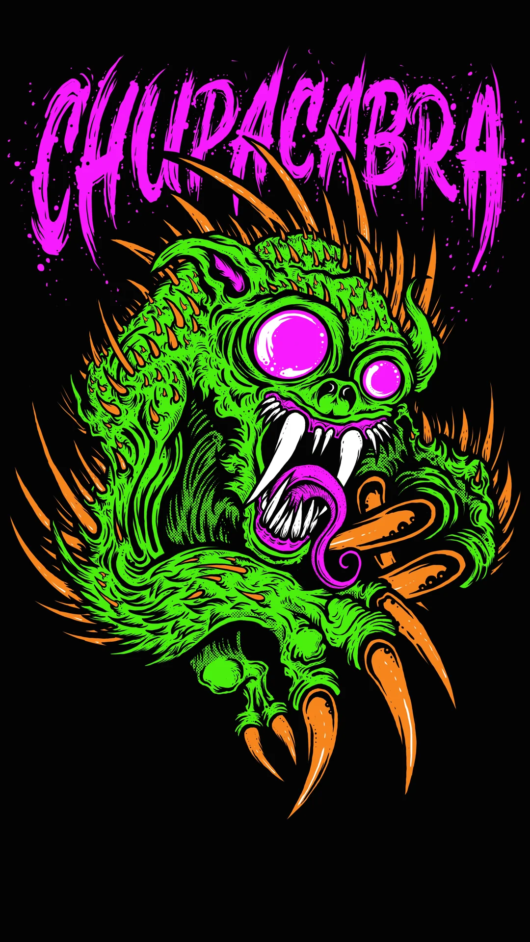 Chupacabra - Cryptid Empire - Original Artwork by David J. Hardie