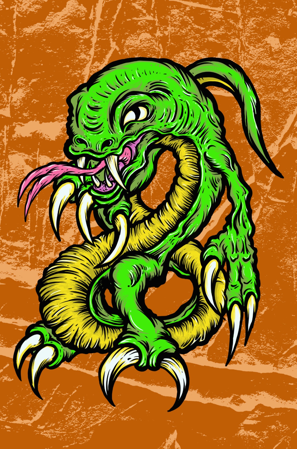 Crosswick Monster - Cryptid Empire - Original Artwork by David J. Hardie