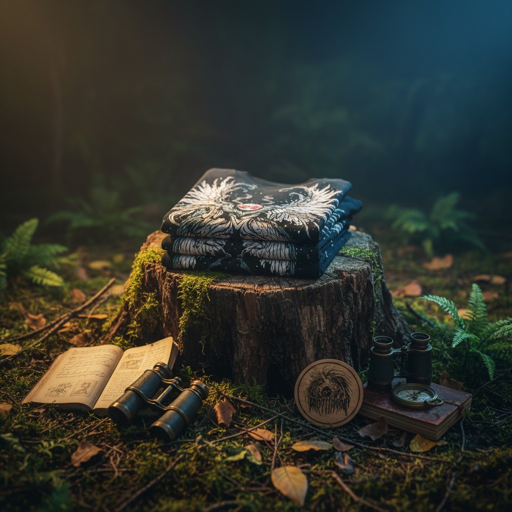 Cryptid Empire wholesale merchandise - t-shirts, books, and stickers