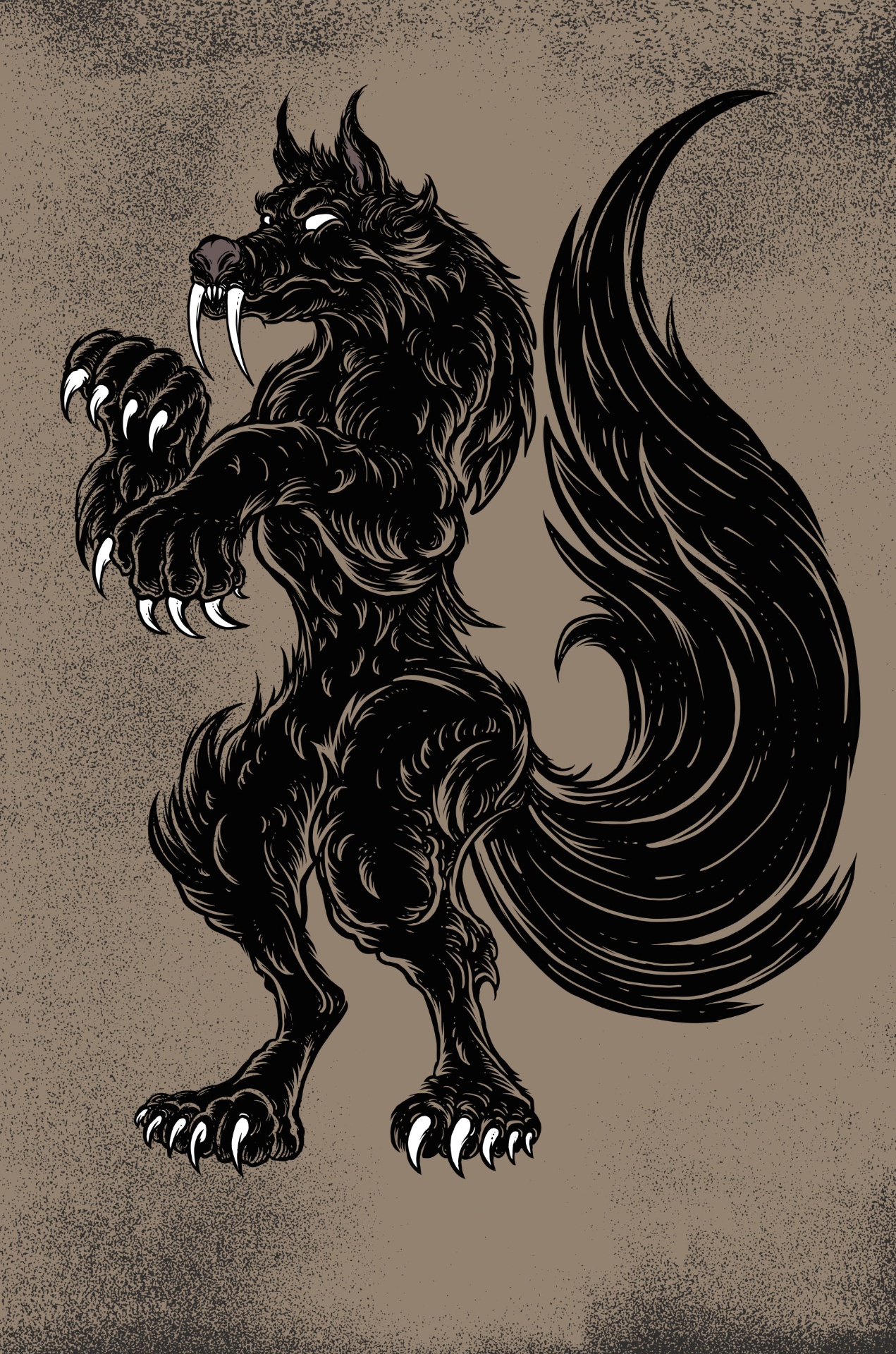 Dwayyo - Cryptid Empire - Original Artwork by David J. Hardie