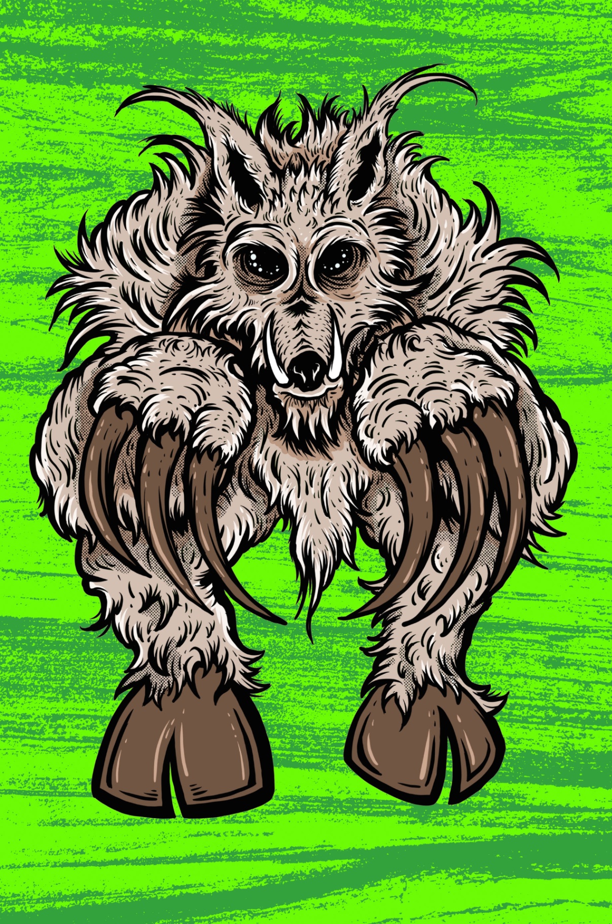 Giwoggle - Cryptid Empire - Original Artwork by David J. Hardie