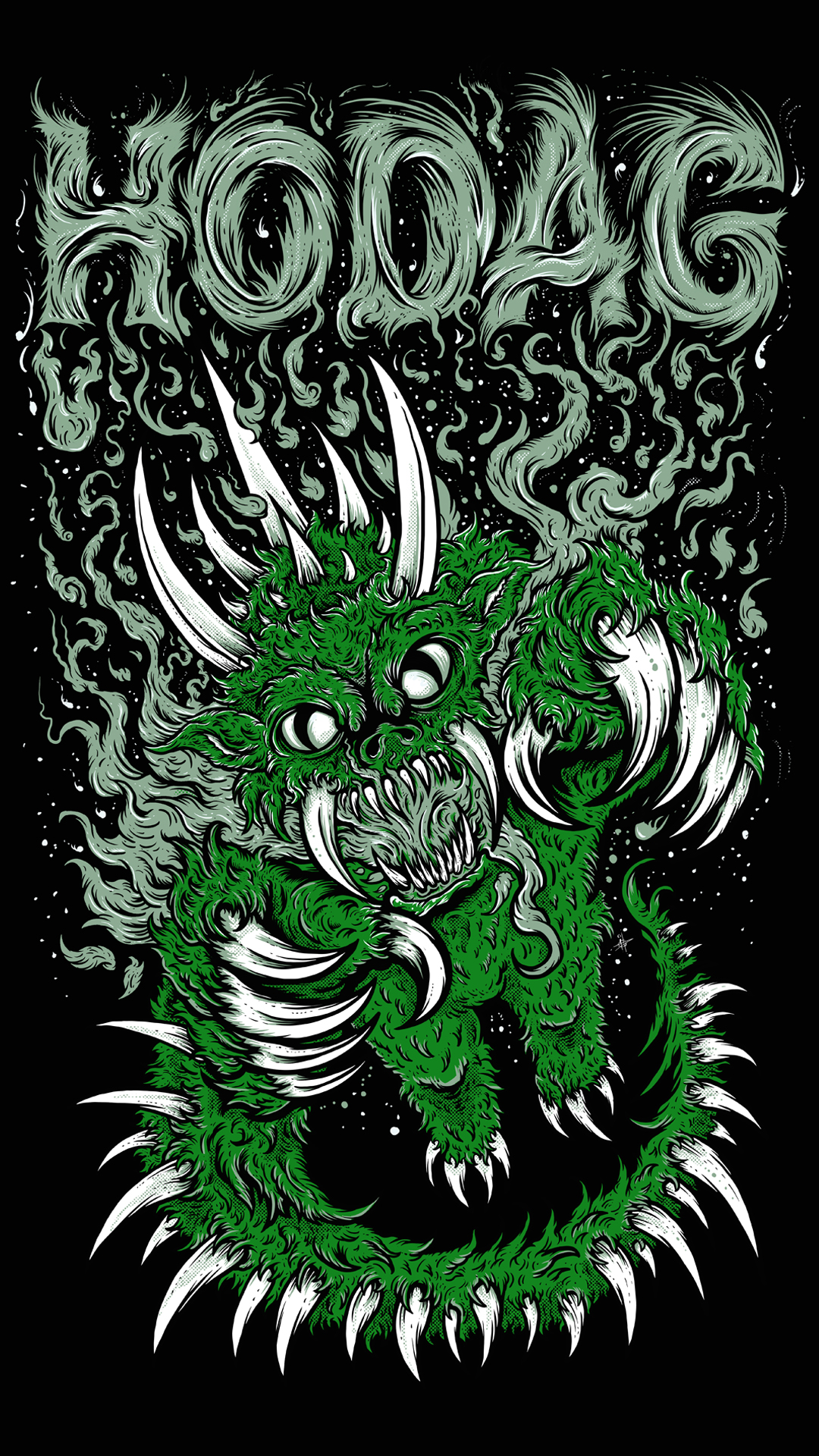 Hodag - Cryptid Empire - Original Artwork by David J. Hardie