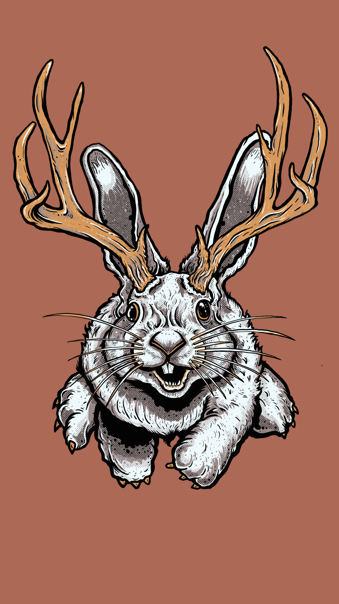 Jackalope - Cryptid Empire - Original Artwork by David J. Hardie