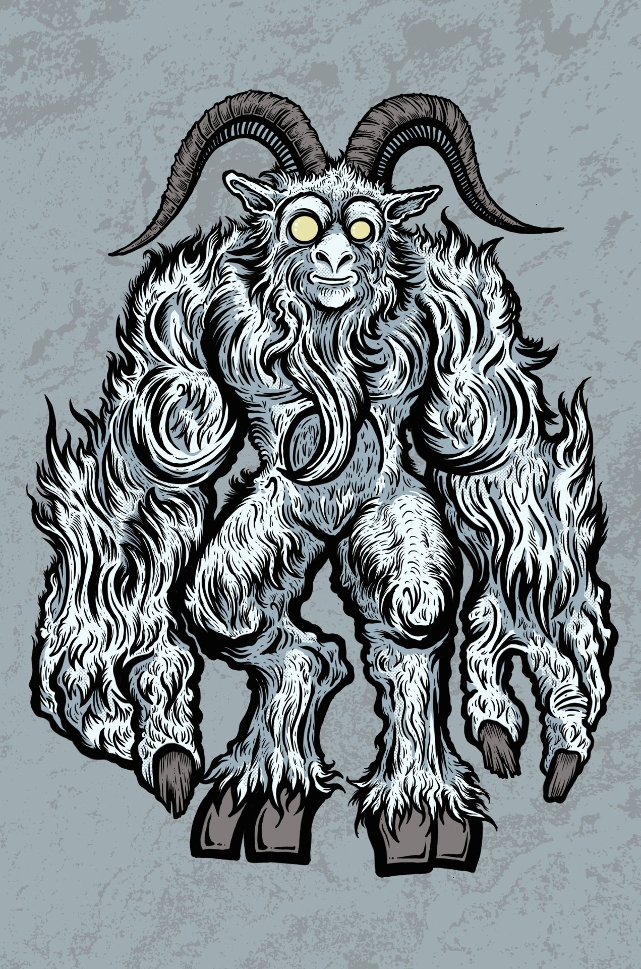 Maryland Goatman - Cryptid Empire - Original Artwork by David J. Hardie