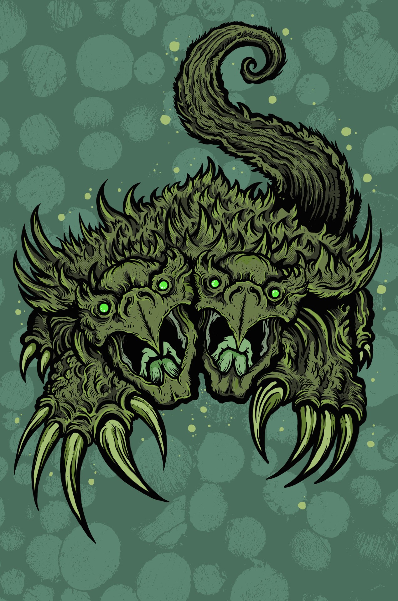 Ogua - Cryptid Empire - Original Artwork by David J. Hardie