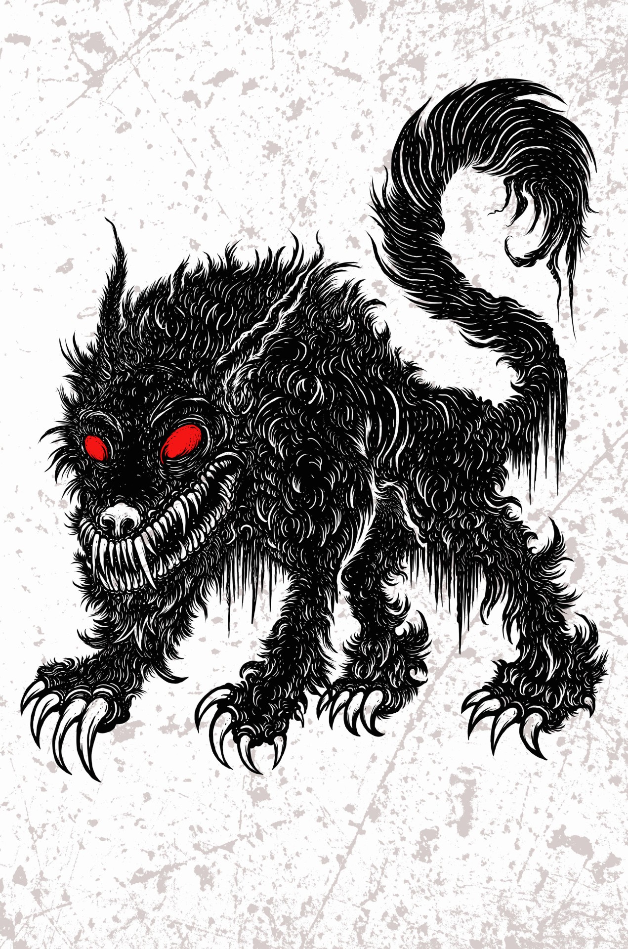 Snarly Yow - Cryptid Empire - Original Artwork by David J. Hardie