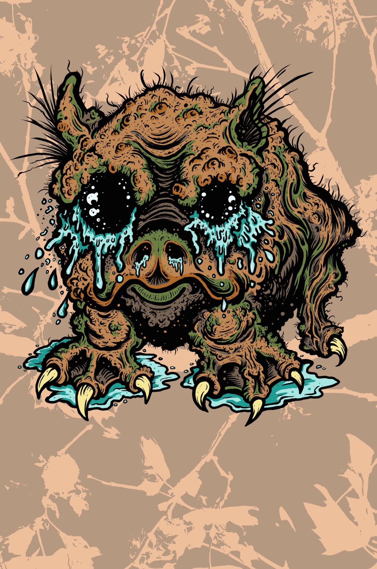 Squonk - Cryptid Empire - Original Artwork by David J. Hardie