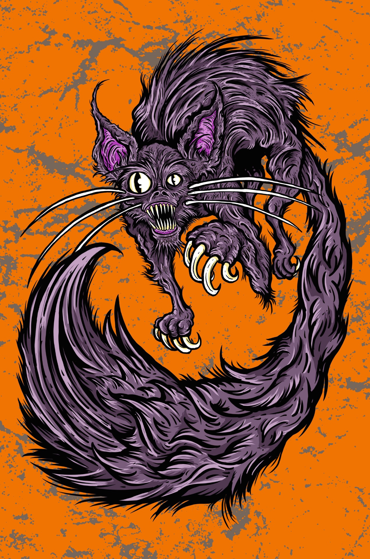 Tailypo - Cryptid Empire - Original Artwork by David J. Hardie